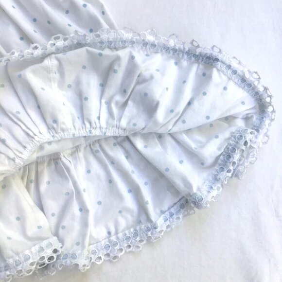 Vintage‎ Daisy Kingdom Blue Bunny Full Circle Pinafore Crinoline Dress No Tag - Picture 13 of 16